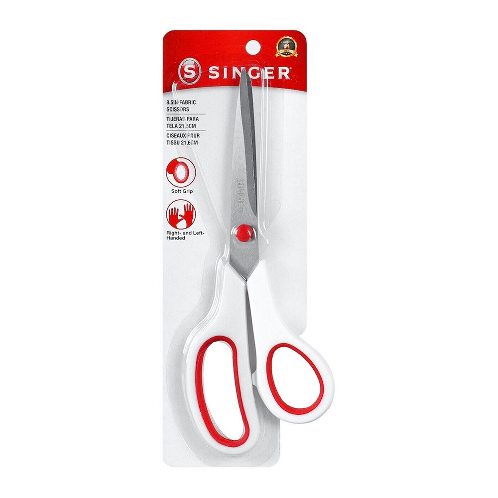 Singer 8.5 In Fabric Scissors With Comfort Grip, Assorted, 1 Ea